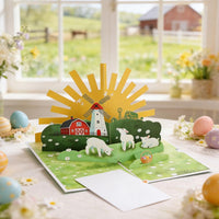 Easter Lamb Flip Pop Up Card