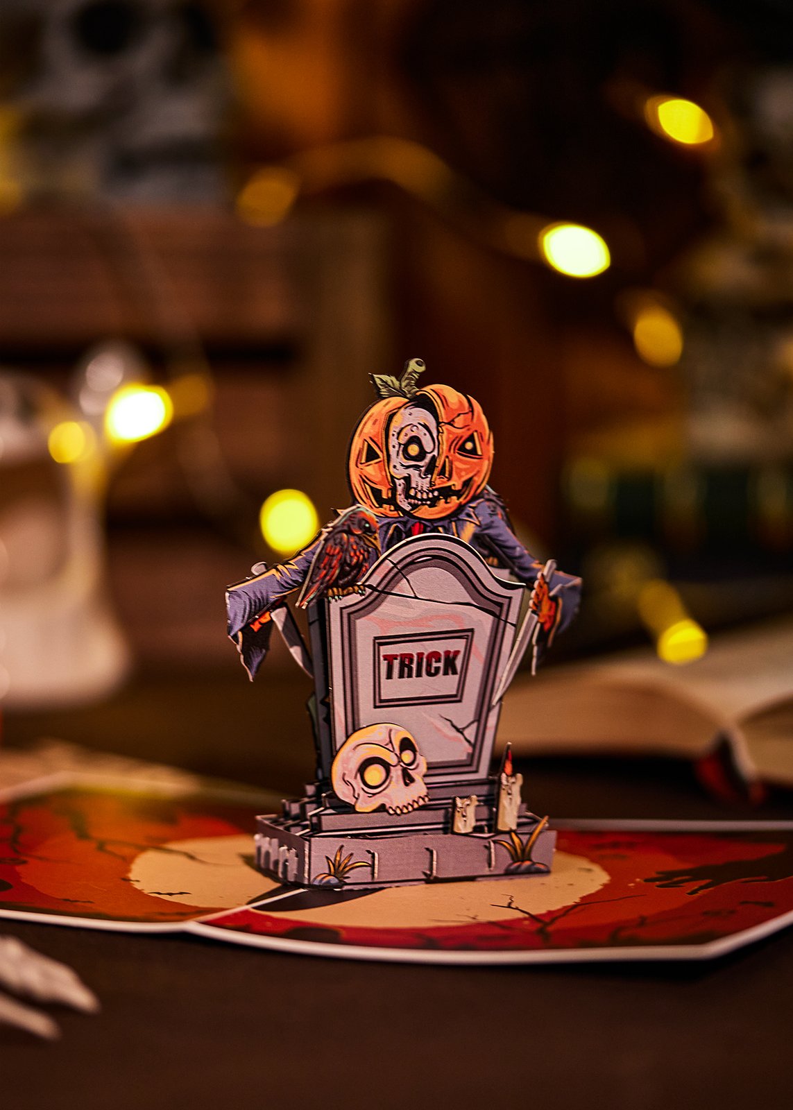 Halloween Trick Or Treat 3D Pop Up Card