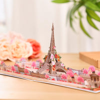 Paris Eiffel Tower 3D Pop Up Card