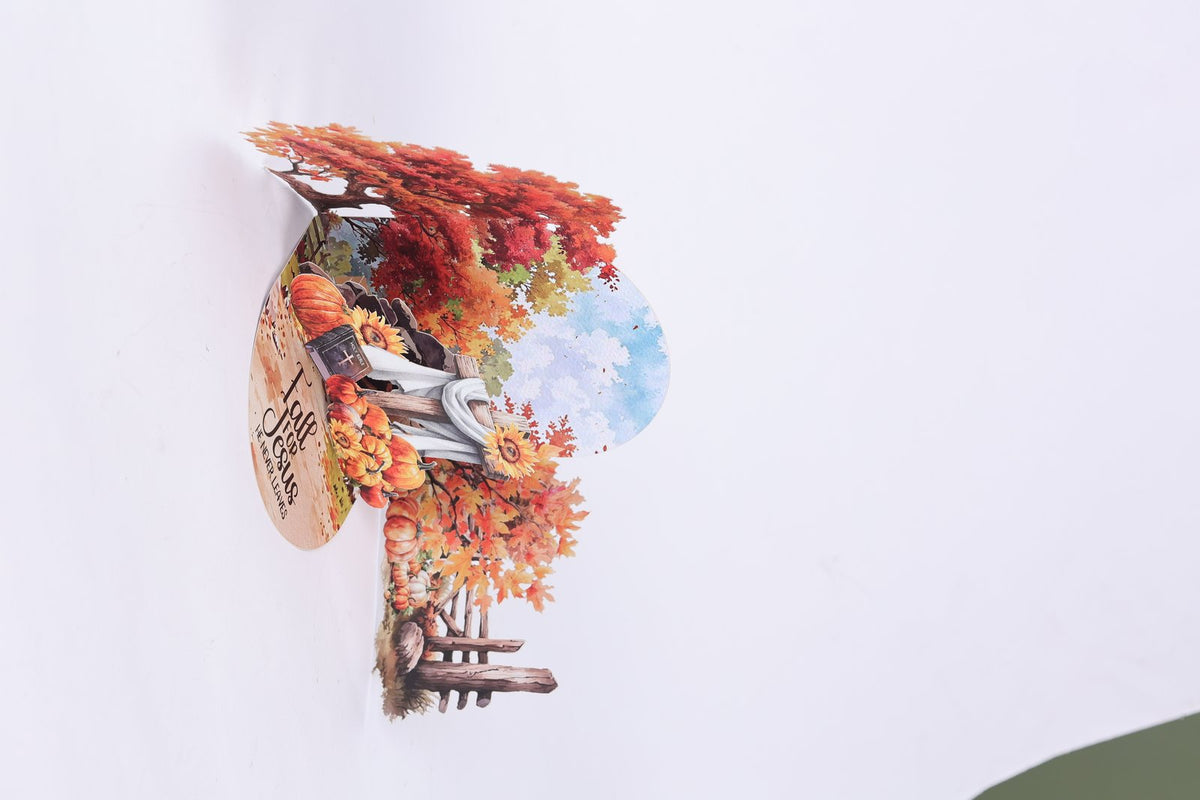 Autumn Thank You Harvest 3D Pop Up Card