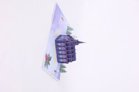Blue Cathedral 3D Pop Up Card