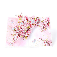Cherry Blossom Floral Branch Greeting Card
