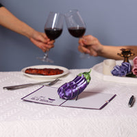 Eggplant Greeting Card