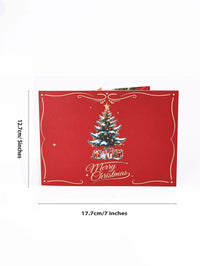 Vintage Christmas Tree Greeting Card