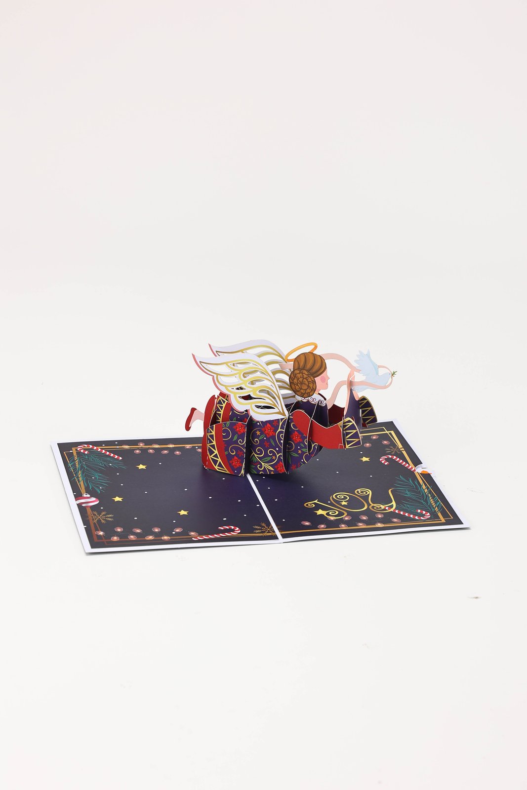 Christmas Joyful Angel 3D Pop Up Card