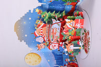 Christmas Cat Truck Double Door Pop Up Card