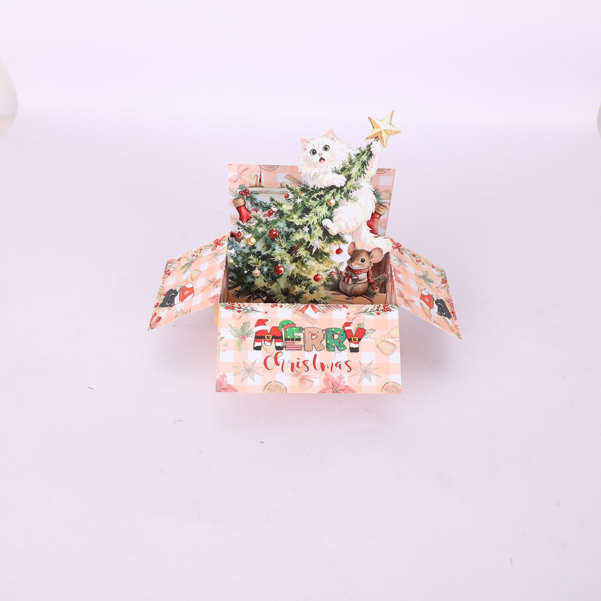 Christmas Cat Box Card