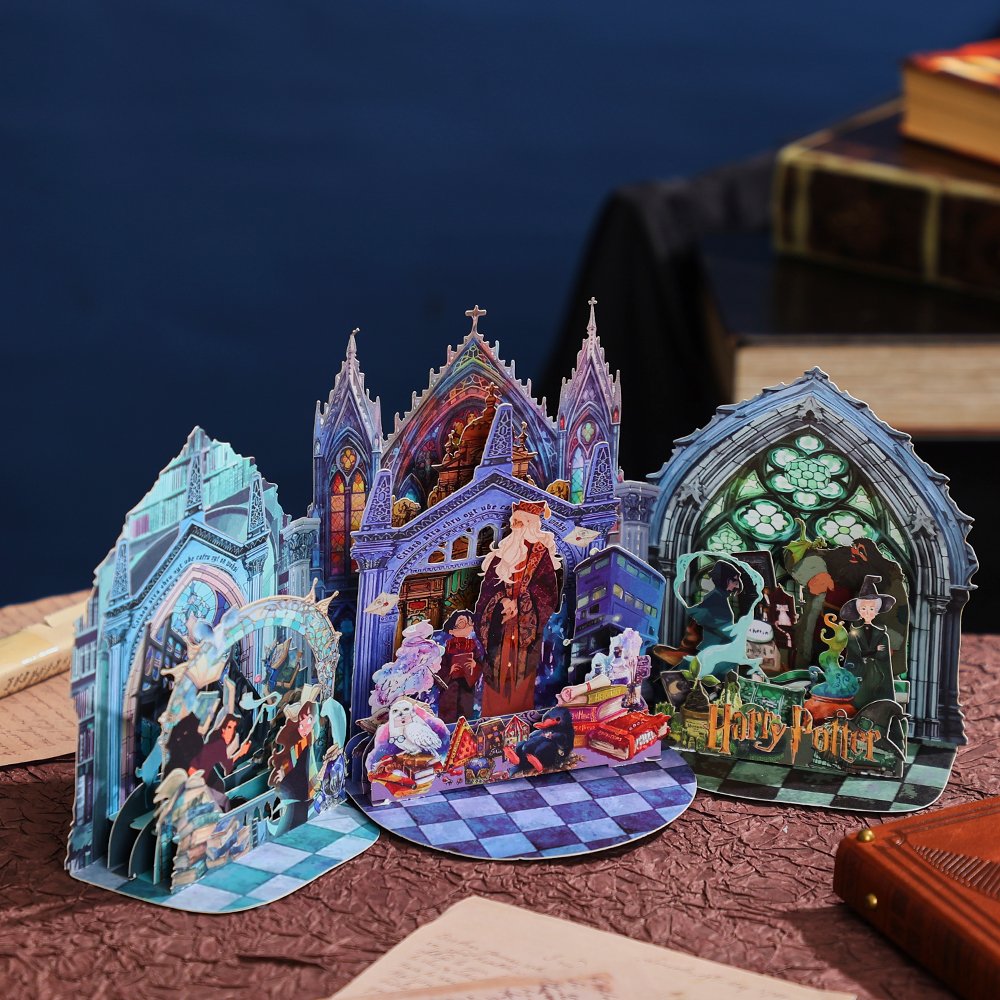Magic Castle Academy 3D Pop Up Card