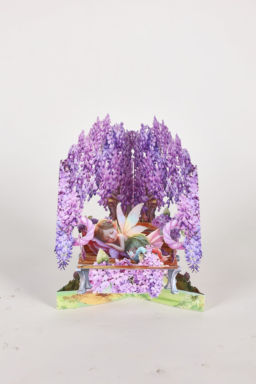 Wisteria Waterfall 3D Pop Up Card