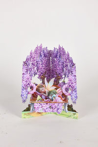 Wisteria Waterfall 3D Pop Up Card