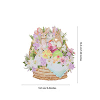 Bunny Flower Basket 3D Pop Up Card