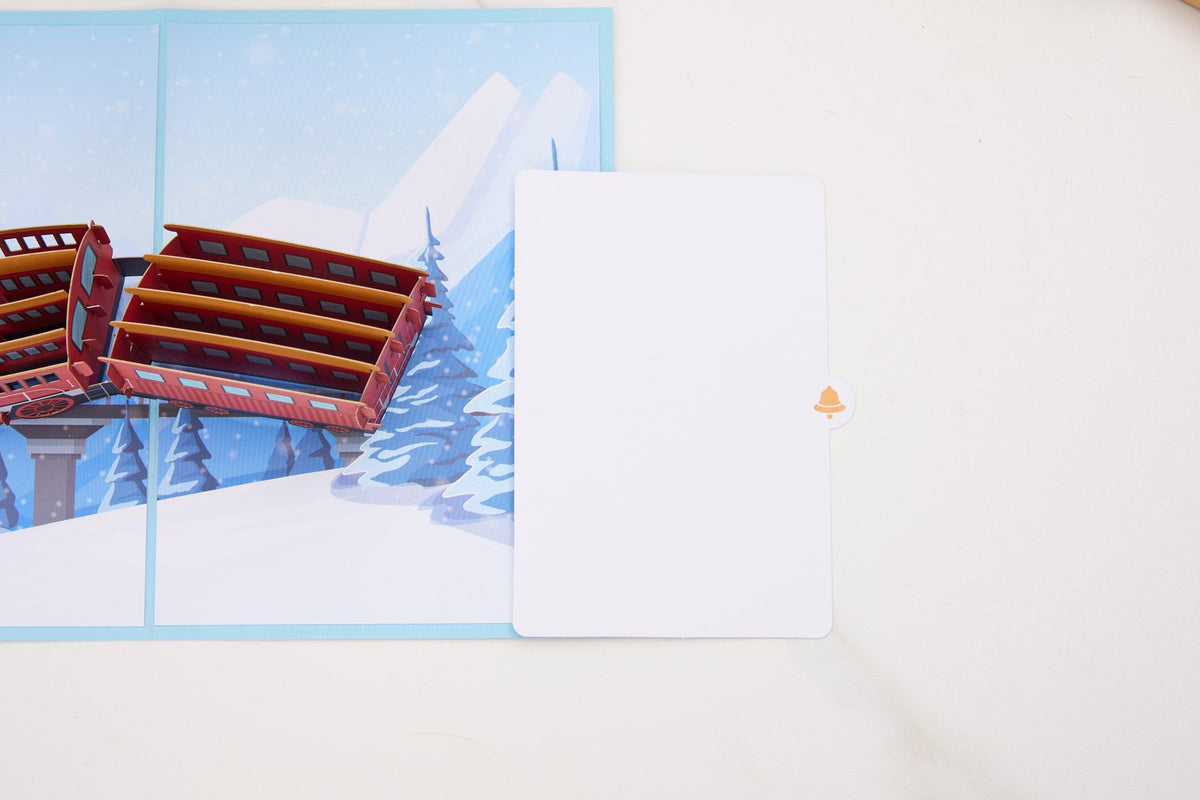 Steam Train Pop Up Card