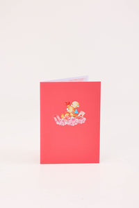 Bear Ladder Valentine's Day Greeting Card