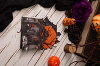 Halloween Haunted House Moonlit Night 3D Pop Up Card