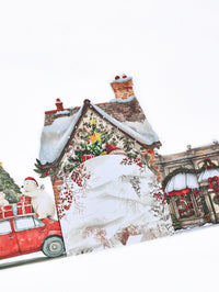 Christmas Vintage Car Flip Pop Up Card