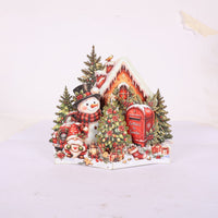 Christmas Gnome Snowman Ornament