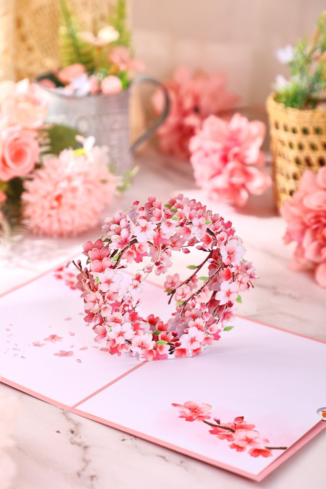 Cherry Blossom Greeting Card