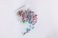 Butterfly Floral Branch Greeting Card