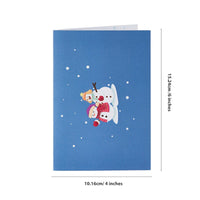 Christmas Snowman 3D Pop Up Card