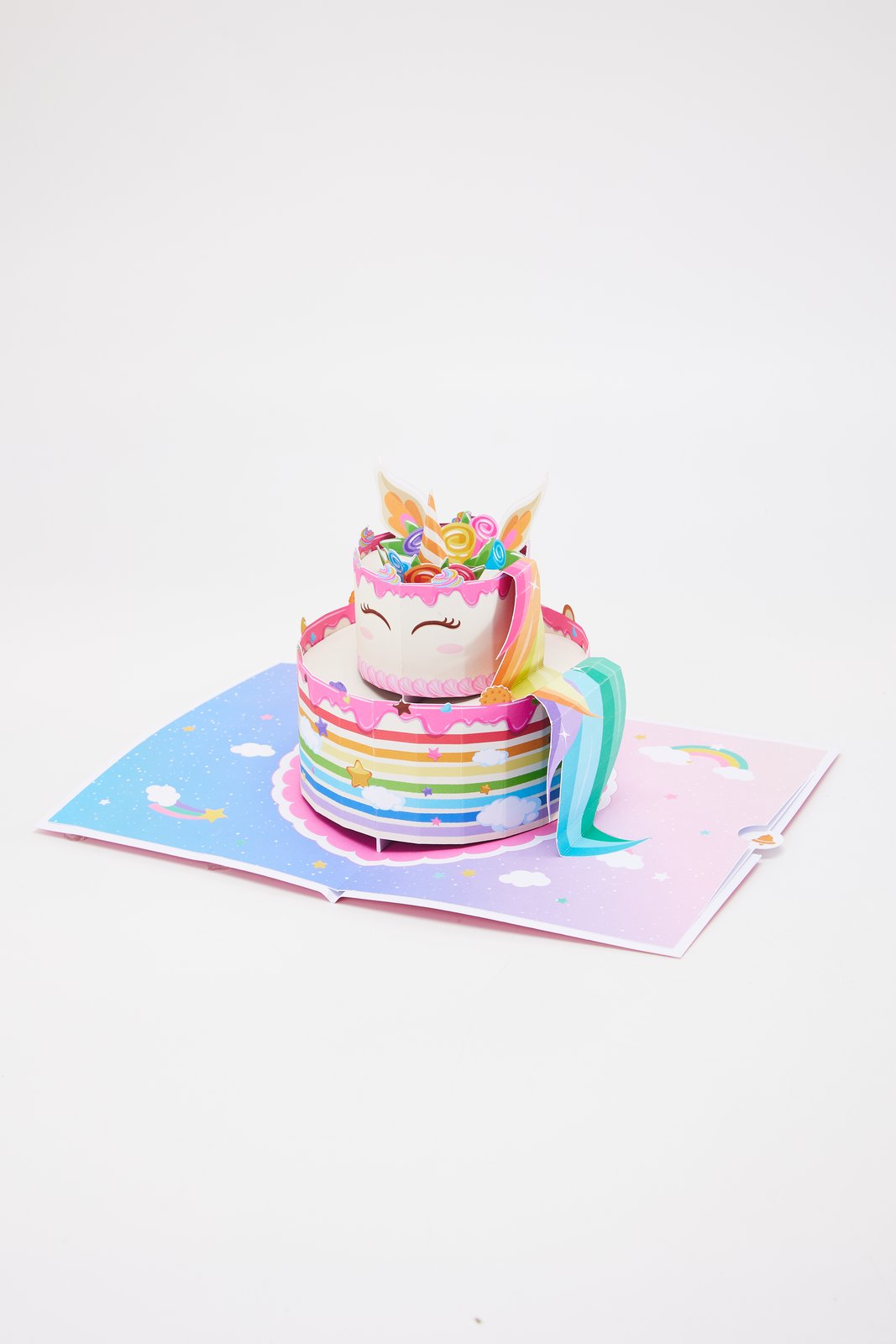 Unicorn Cake 3D Pop Up Card