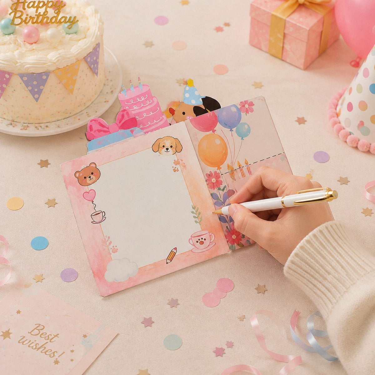 Dog Birthday Box Card