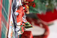 Christmas Vintage Sports Car Music LED Light Greeting Card