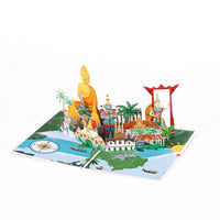City Cityscape Greeting Card Thailand