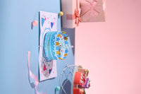 Blue Birthday Cake Music Greeting Card