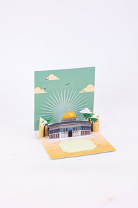 Dome Of The Rock 3D Pop Up Card