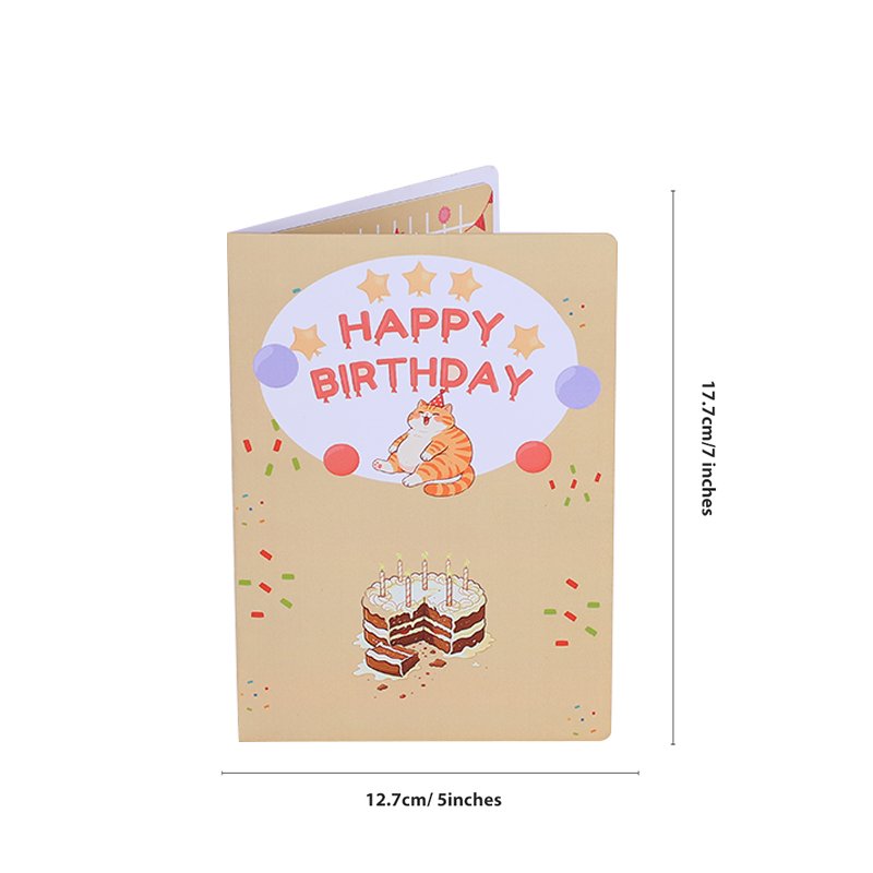 Egg Yellow Cat Greeting Card