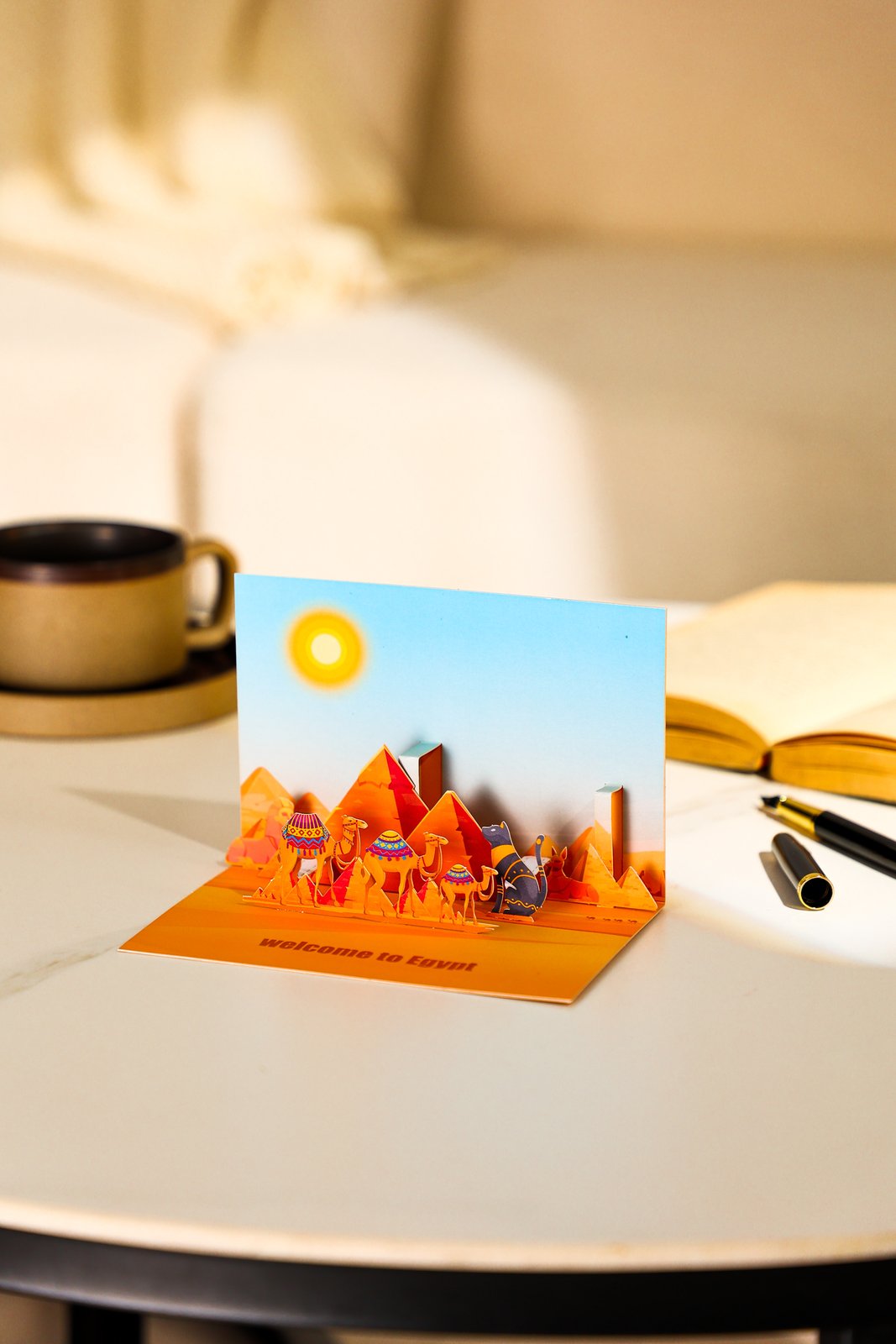 Egypt Scenery 3D Pop Up Card