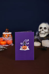 90° Cat Halloween Pop Up Card