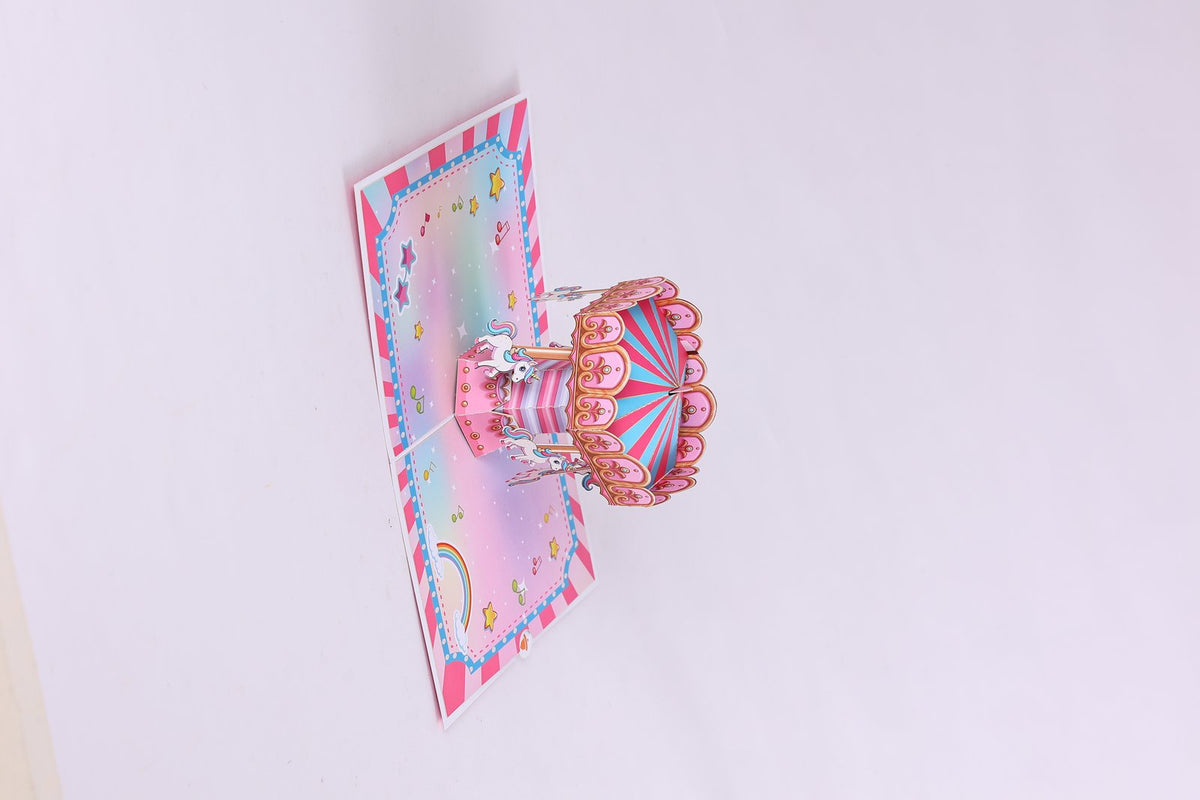 Carousel Birthday Greeting Card