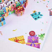 LED Lights & Music Birthday 3D Pop Up Card
