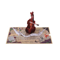 Violin 180° 3D Pop Up Card
