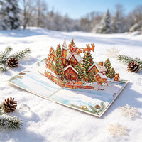 Christmas Gingerbread House Greeting Card
