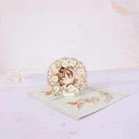 Flower Nativity Greeting Card