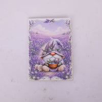 Lavender Gnome Greeting Card