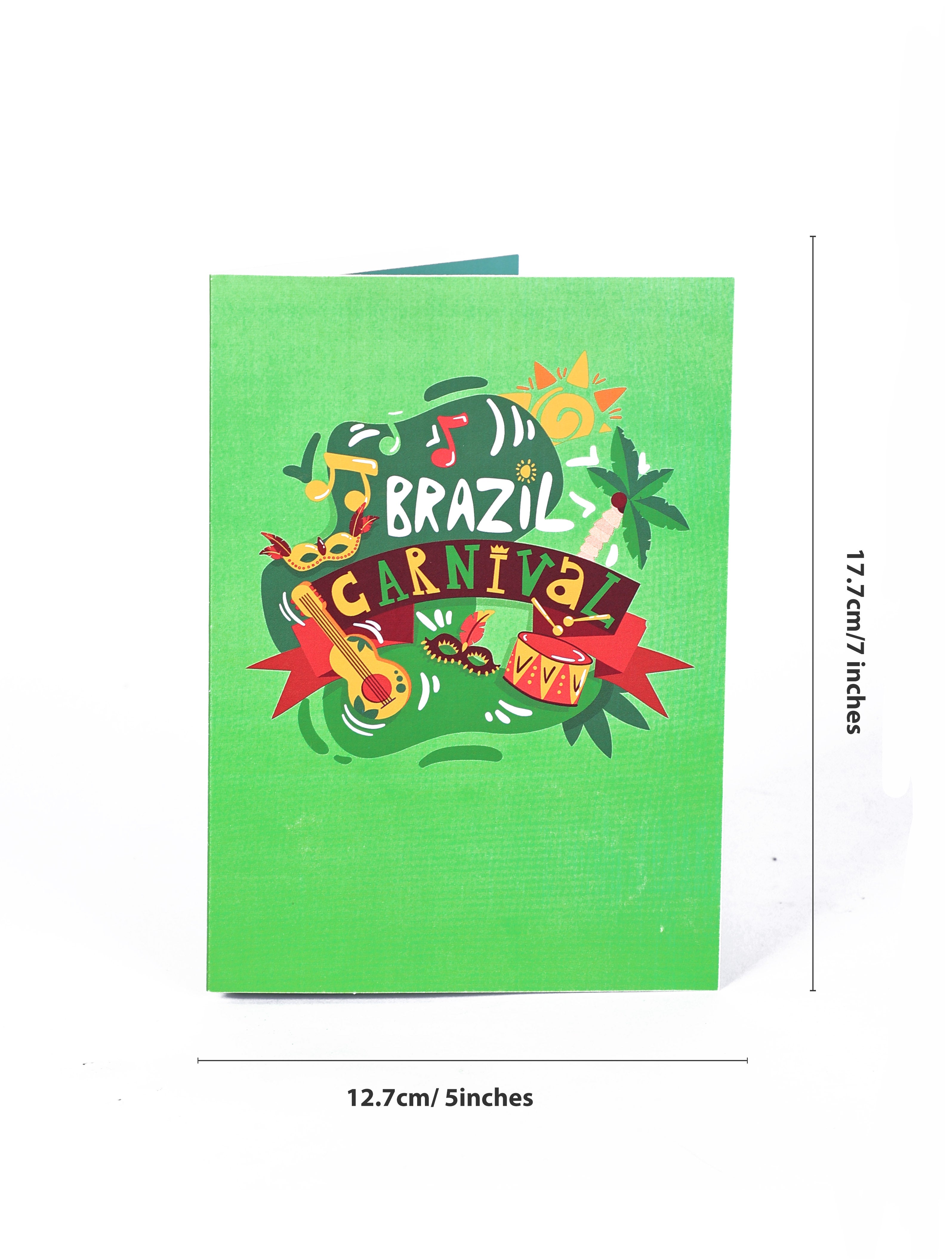 Rio de Janeiro 3D Pop-Up Card – Christ the Redeemer & Sugarloaf Mountain | Brazil Landmark Souvenir