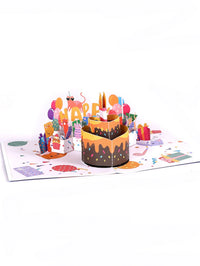 Birthday Cat Greeting Card