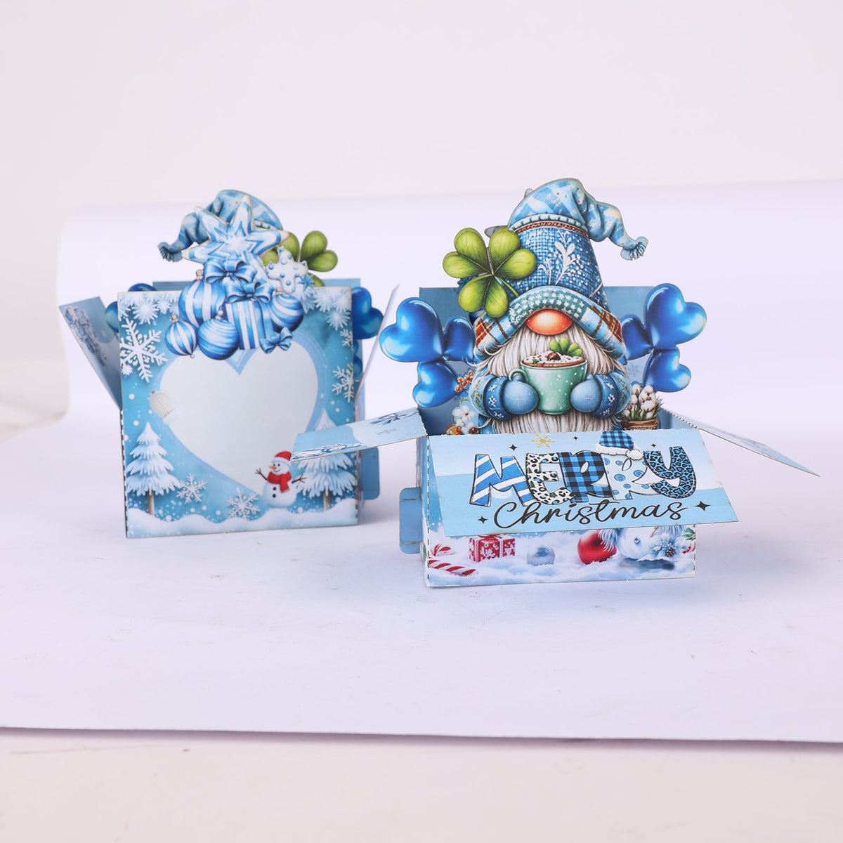 Blue Gnome Box Card