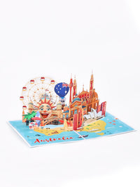 Australia City 3D Pop Up Card