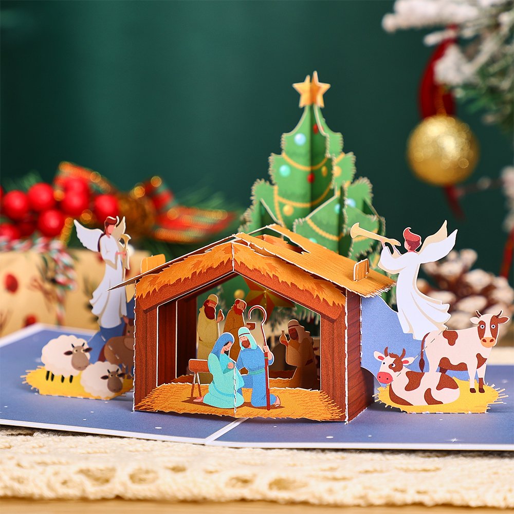 Nativity 3D Pop Up Card