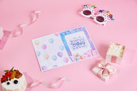 Hollow-Out Birthday Greeting Card Colorful