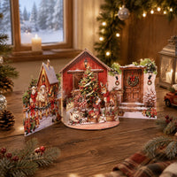 Christmas Double Door Pop Up Card