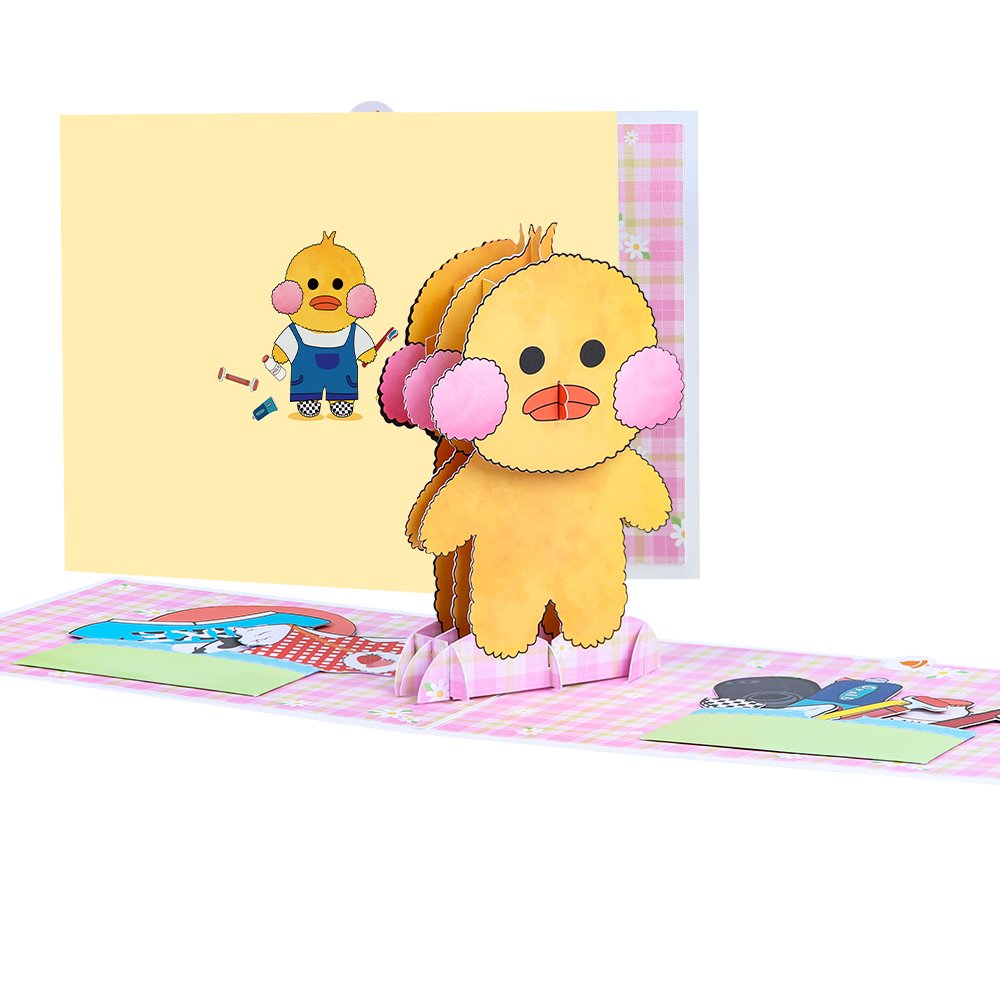 Rubber Duck 3D Pop Up Card