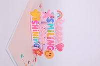 Rainbow Blessings Flip Pop Up Card