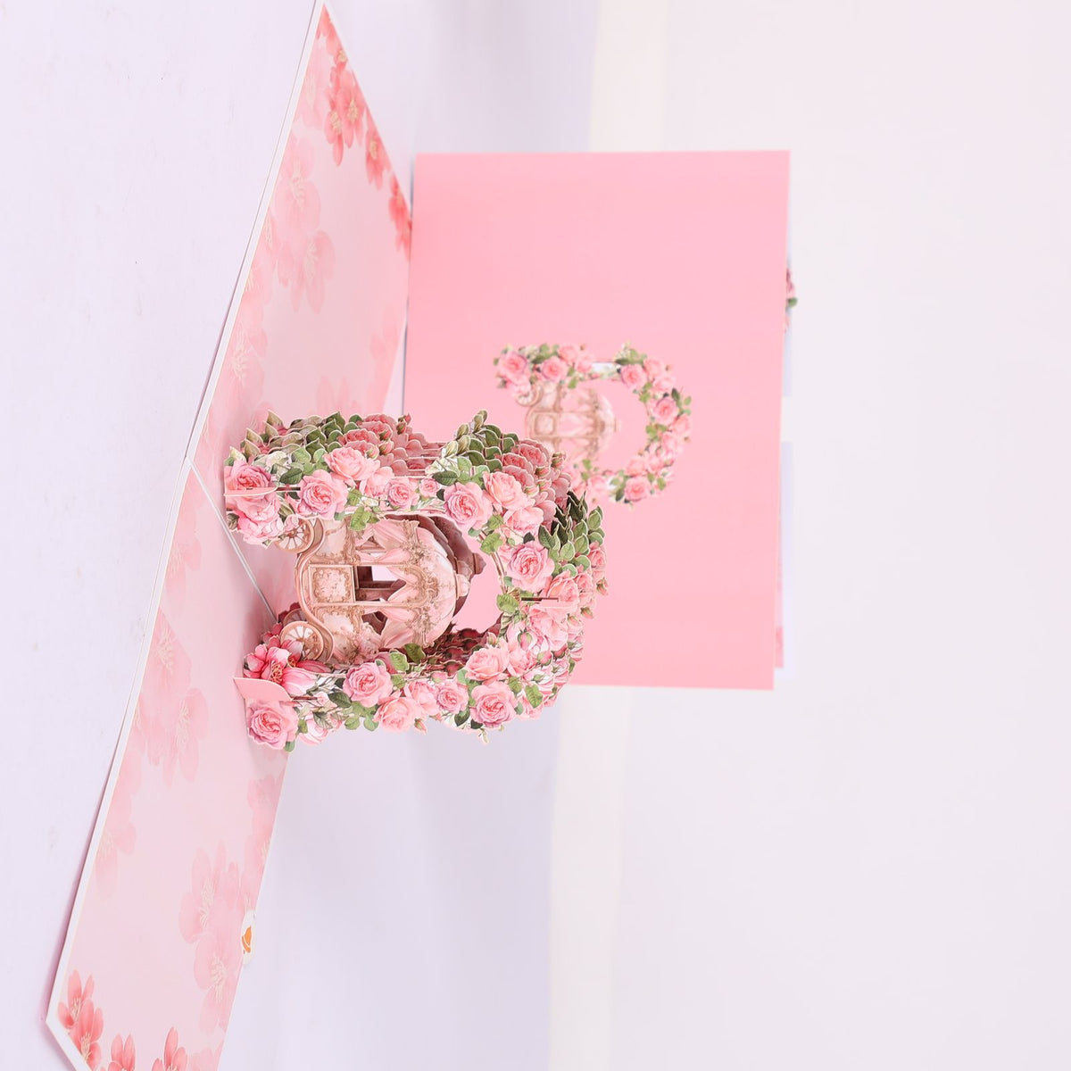 Flower Cart Arch 3D Pop Up Card