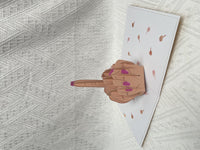 Middle Finger 3D Pop Up Card