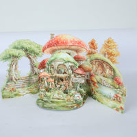 Light Green Forest Double Door Card
